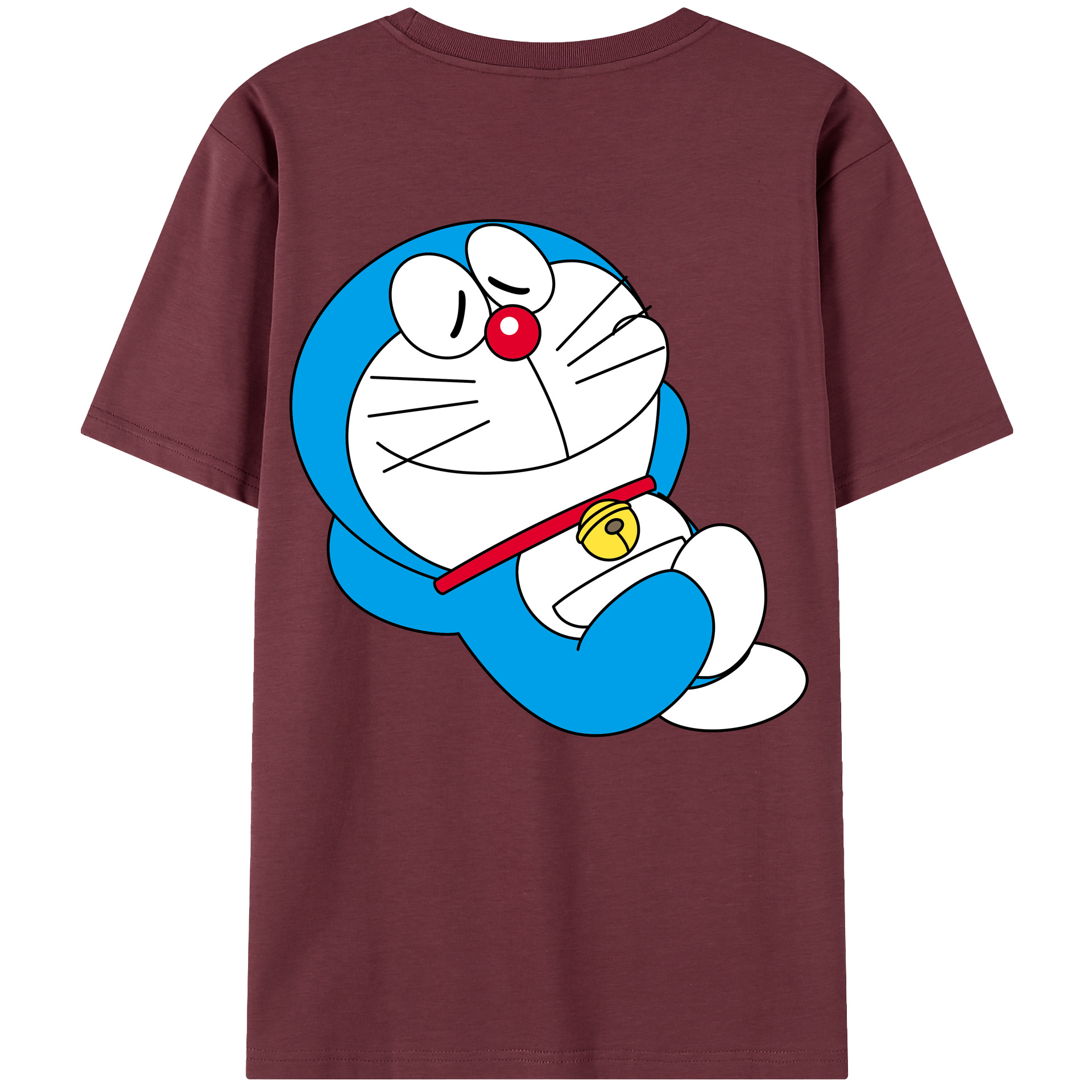 （画像用） ドラえもん Doraemon 綿100％半袖Tシャツ（背面プリント）